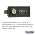 Salsbury Salsbury 3682 Resettable Combination Lock for 4B Plus Horizontal Mailbox Door 3682